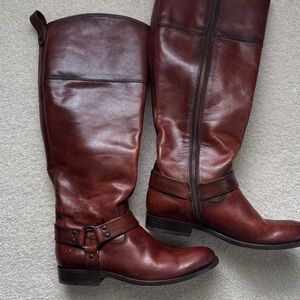 Frye Women's Heeled Boots in Rich Brown